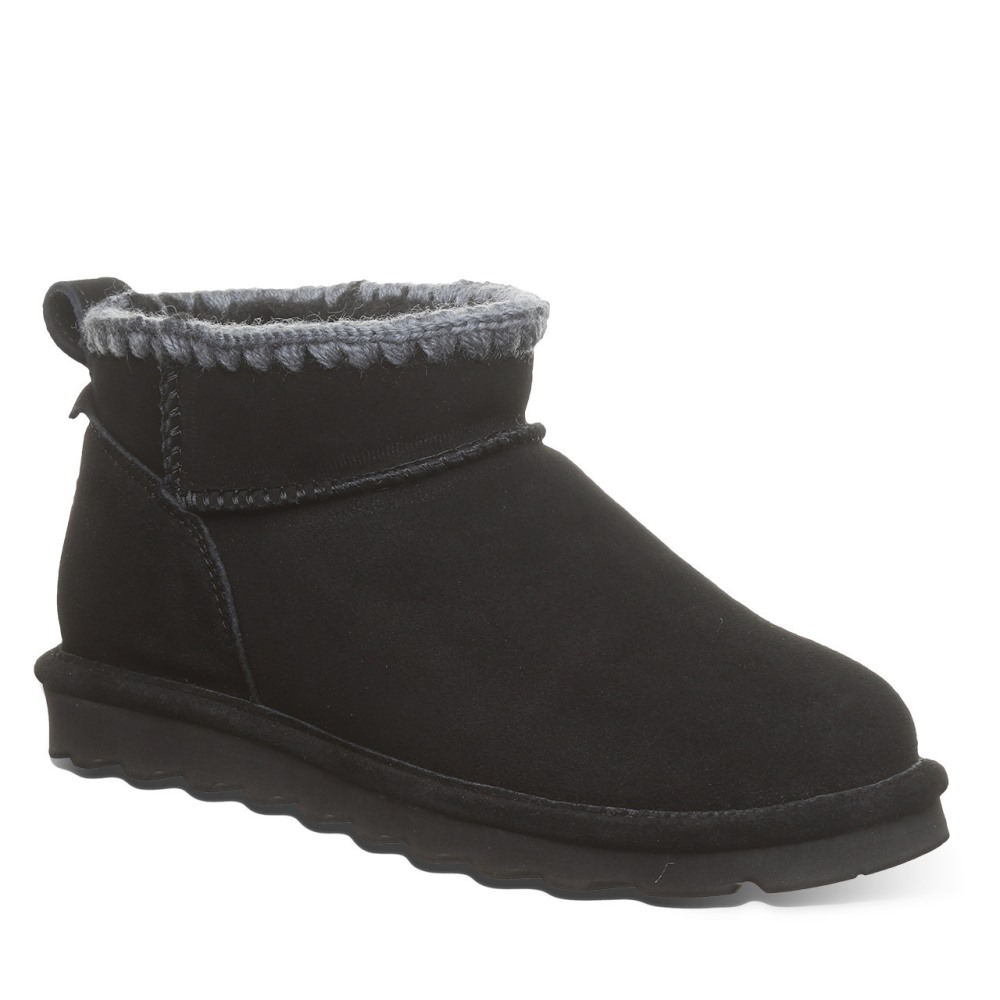 Bearpaw Shorty Crochet Black