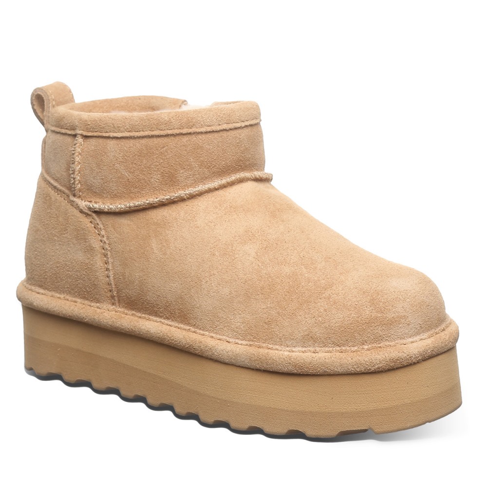 Bearpaw Retro Shorty Youth Iced Coffee Solid